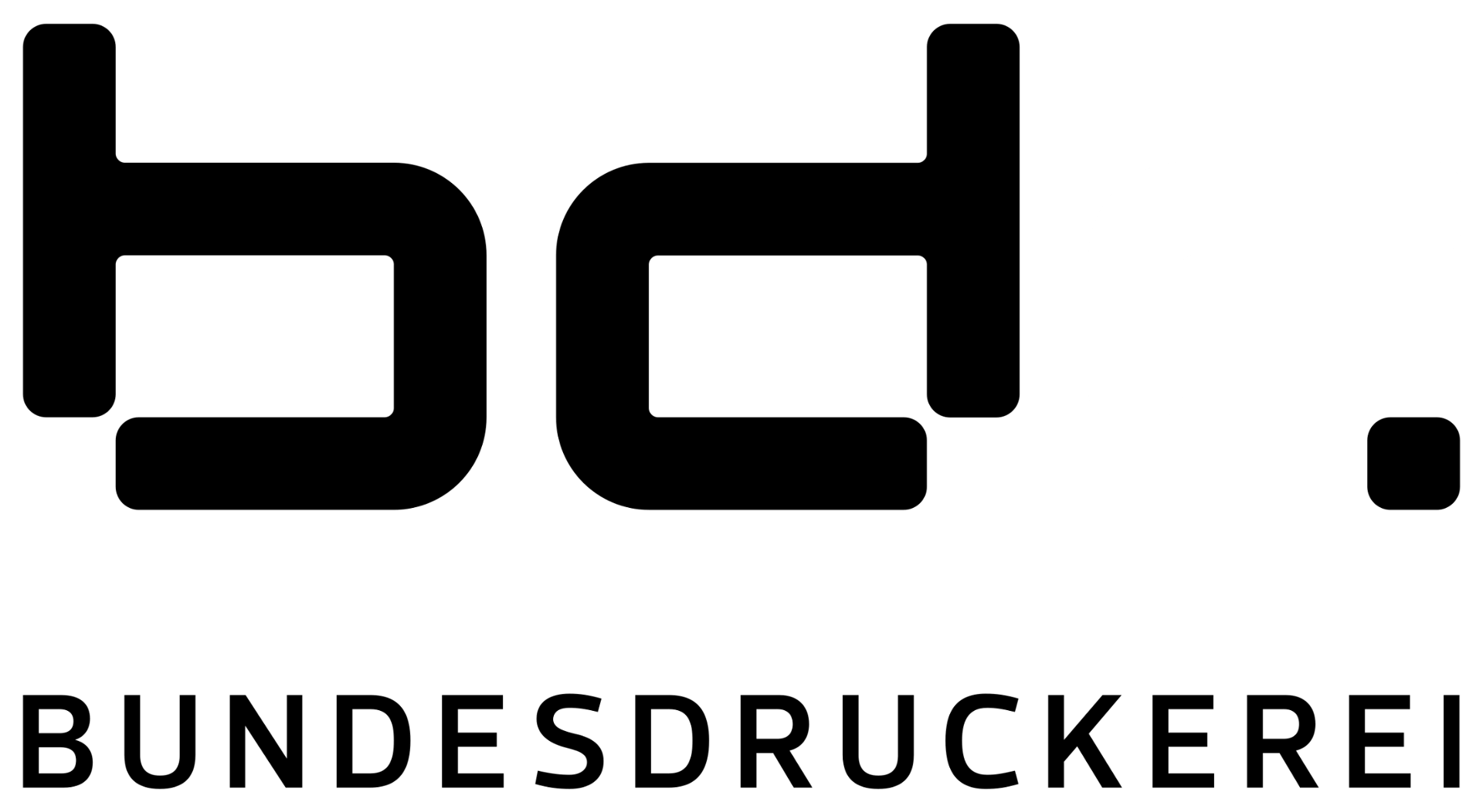 black logo Bundesdruckerei