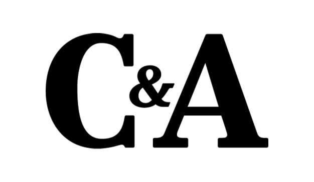 C und A logo schwarz